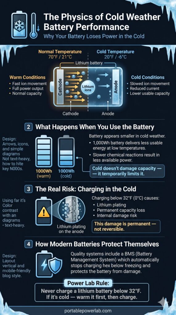 Portable Power Stations work in cold weather