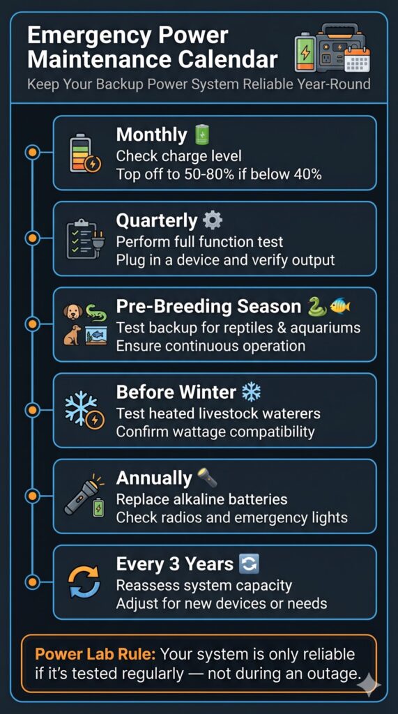 Ultimate Emergency Power Checklist 