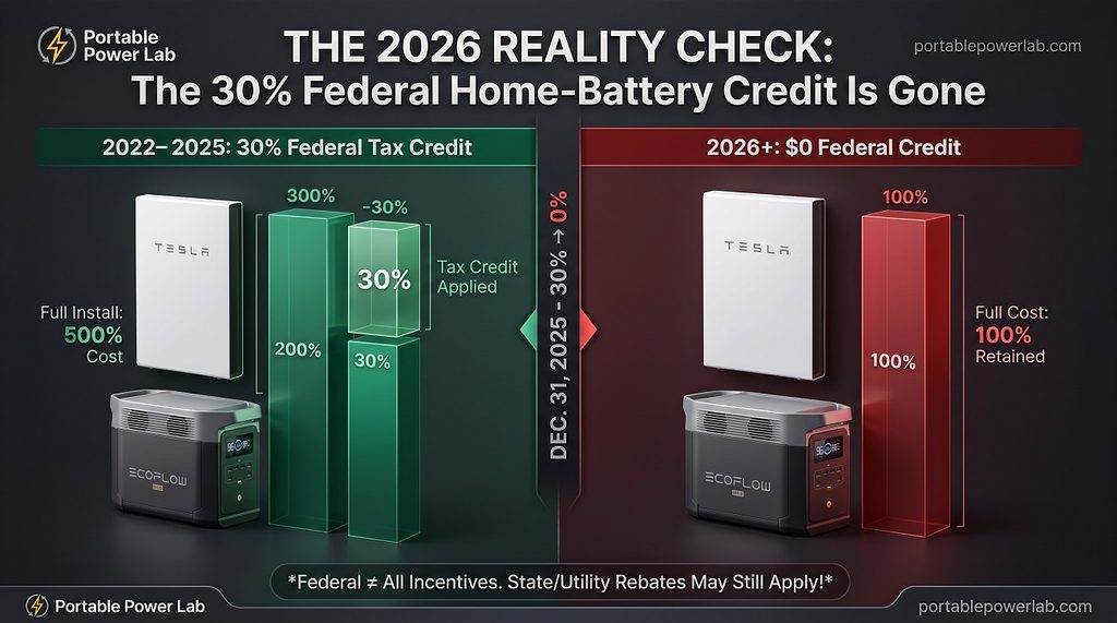 portable power station vs Tesla powerwall - The fedral 2026 reality check